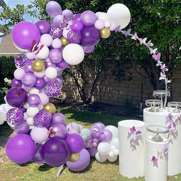 Purple decorations best sale for baby shower